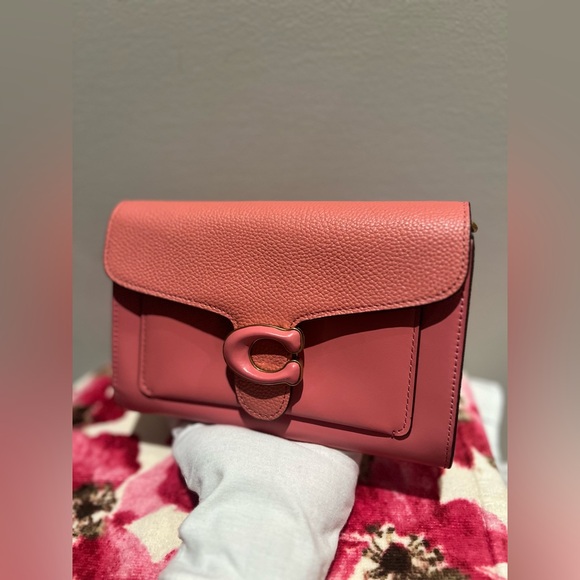 ๐ธ๐Coach Tabby Chain Clutch in Pebble Leather ๐ธ๐ R$348 - Picture 12 of 17